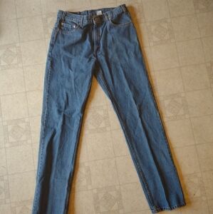 Men's Levi 505 regular wash straight leg 36x36